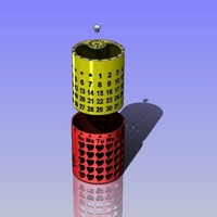 Hello Kitty Perpetual Calendar Pen Holder - Thumbnail 6