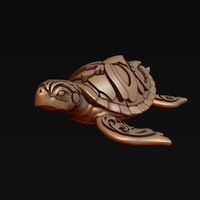Turtle with Tiki Mask Ornament - Thumbnail 6