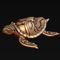 Turtle with Tiki Mask Ornament - Thumbnail 10