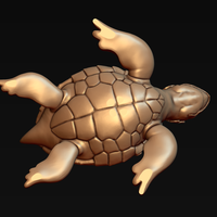 Turtle with Tiki Mask Ornament - Thumbnail 12
