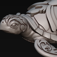 Turtle with Tiki Mask Ornament - Thumbnail 20