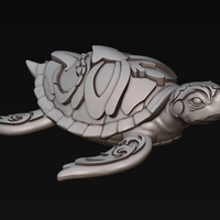 Turtle with Tiki Mask Ornament - Thumbnail 21