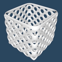 Small mesh box 3D Printing 244616