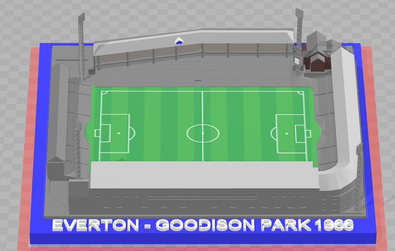 Everton - Goodison Park (1966) 3D Print 244659