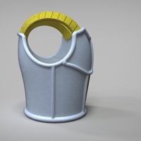 Saiyan Armor Vegeta Dragon Ball Z 3D print model - Thumbnail 1