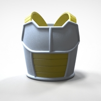 Small Saiyan Armor Vegeta Dragon Ball Z 3D print model 3D Printing 244668