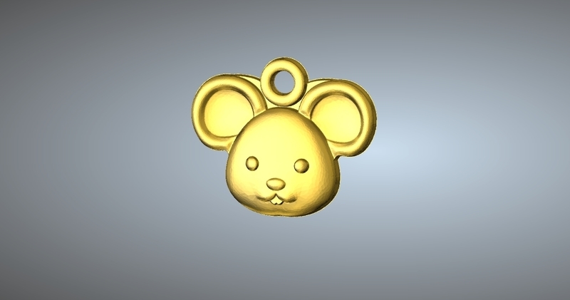 Q1 TYPE 01-MOUSE PENDANT