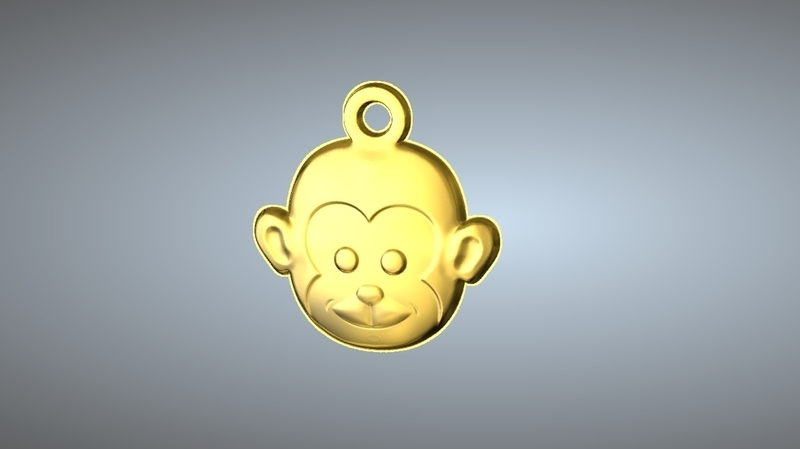 Q1 TYPE 09-MONKEY PENDANT
