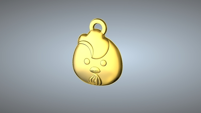 Q1 TYPE 10-CHICKEN PENDANT