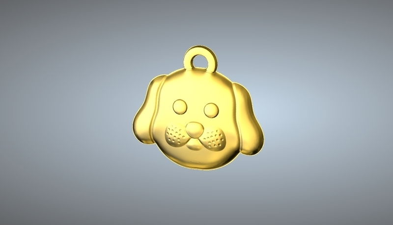 Q1 TYPE 11-DOG PENDANT