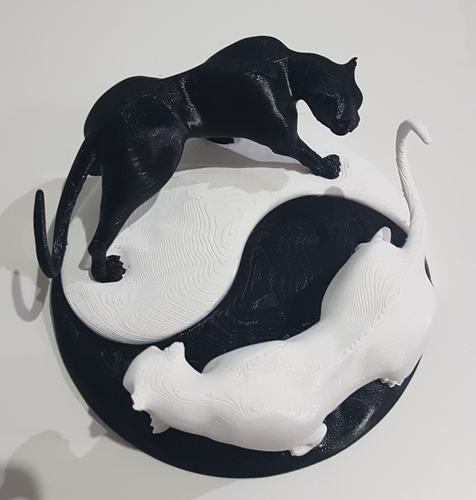 Yin yang panther 3D Print 244803