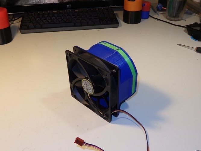Activated carbon filter for 120mm pc fan 3D Print 244932