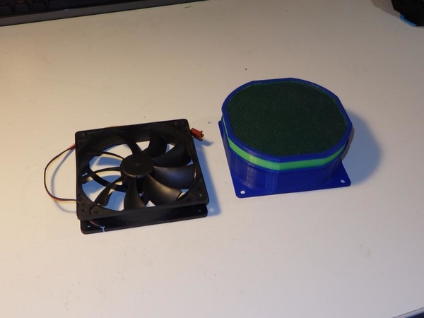 Activated carbon filter for 120mm pc fan