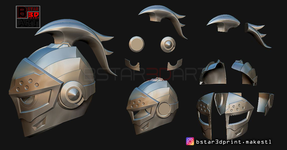 Kamen Rider Brave Helmet 3D Print 244949