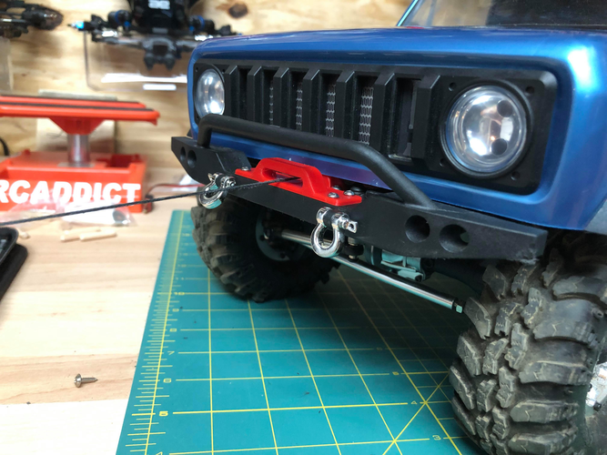 Redcat GEN8 Internally Spooled Servo Winch Mount 3D Print 244960