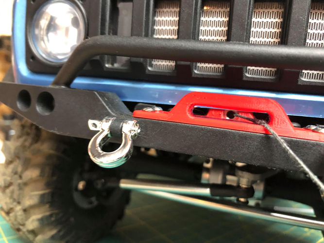 Redcat GEN8 Internally Spooled Servo Winch Mount 3D Print 244961