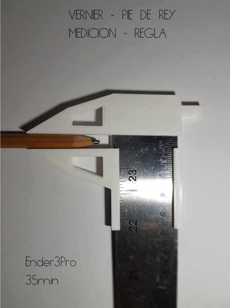 Vernier - Pie de Rey - Regla