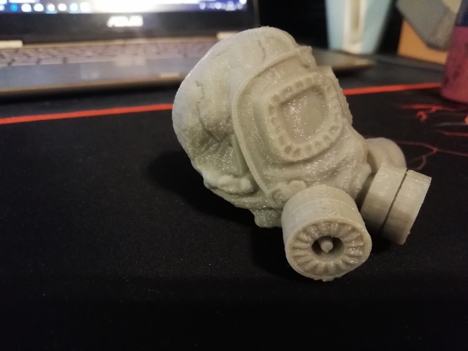 Gas Mask Skull 3D Print 244968