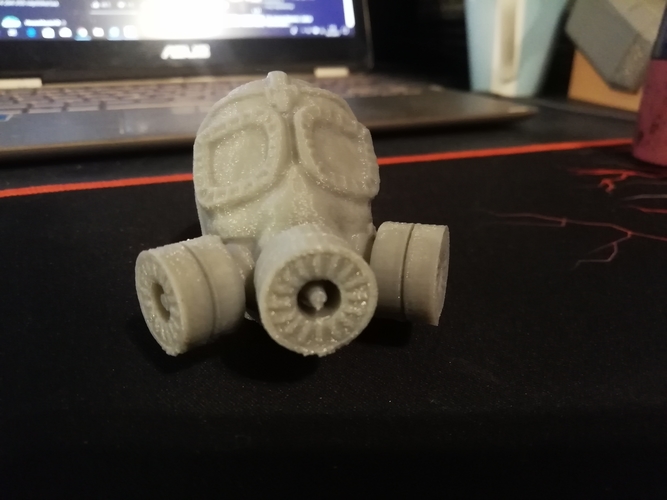 Gas Mask Skull 3D Print 244969
