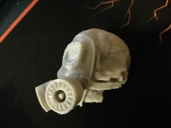 Gas Mask Skull 3D Print 244970