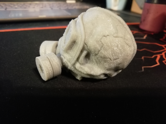 Gas Mask Skull 3D Print 244973