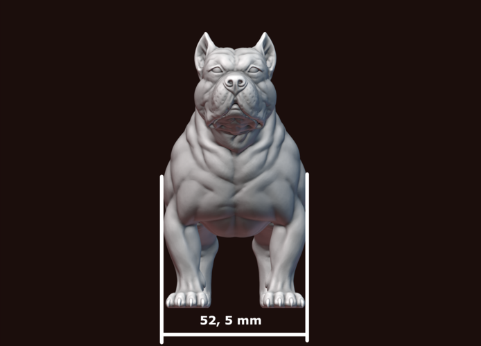 American Bully 3D Print 244998