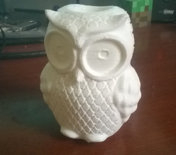 Owl Vase 3D Print 24501