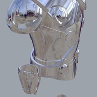 MCU ODINS ARMOR FROM THOR MOVIE 3D PRINT MODEL - Thumbnail 5