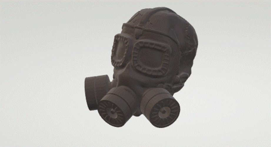 Gas Mask Skull 3D Print 245164