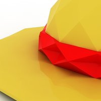 Poly Luffy's Hat - Thumbnail 1