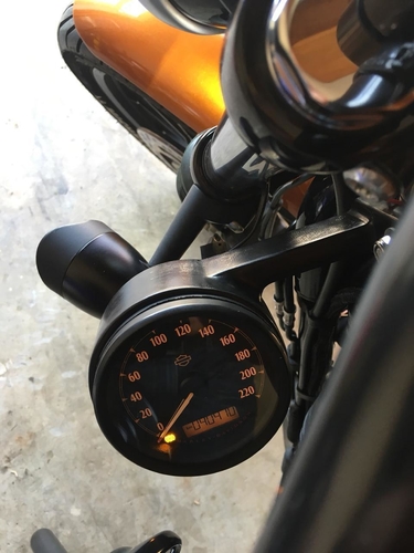 Harley Sportster Speedo Sidemount