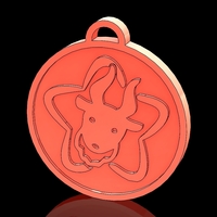 Q1 TYPE ZODIAC PENDANT - Thumbnail 11