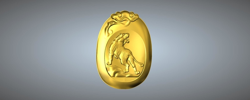 Ganoderma lucidum 12 Zodiac pendant