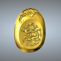 Ganoderma lucidum 12 Zodiac pendant - Thumbnail 4