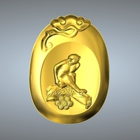 Ganoderma lucidum 12 Zodiac pendant - Thumbnail 8