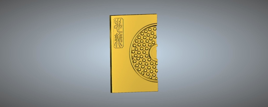 Guan Gong Pendant 1-10 3D Print 245412