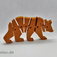 Flexi Articulated Bear - Thumbnail 1
