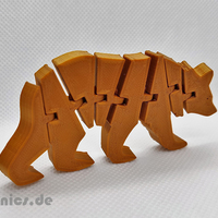 Flexi Articulated Bear - Thumbnail 2