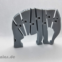 Flexi Articulated Elephant - Thumbnail 3