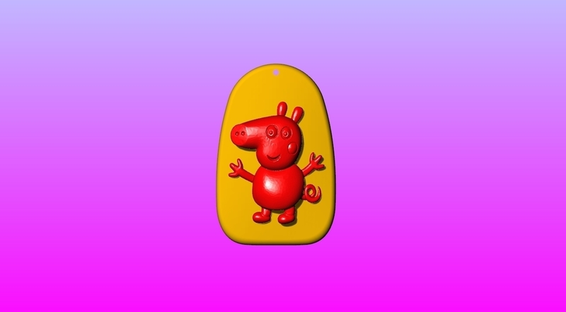 George Key ring pendant 1-3