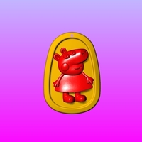 Pec Key ring pendant 1-3 - Thumbnail 1