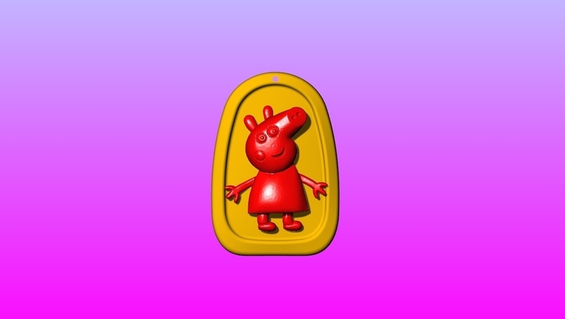 Pec Key ring pendant 1-3