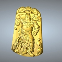 Guan Gong Pendant 21-27 - Thumbnail 5