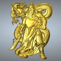 Small Guan Gong Pendant 35-41 3D Printing 245616