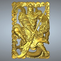 Guan Gong Pendant 42-48 - Thumbnail 3
