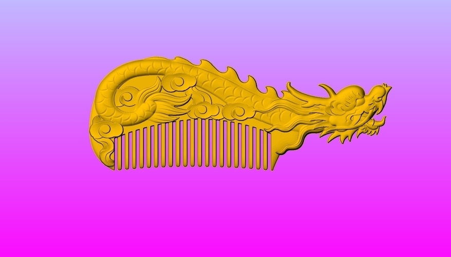 Dragon comb 1 3D Print 245642