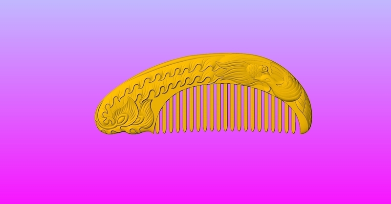 Single phoenix comb