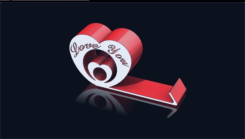 Couple phone holder 6