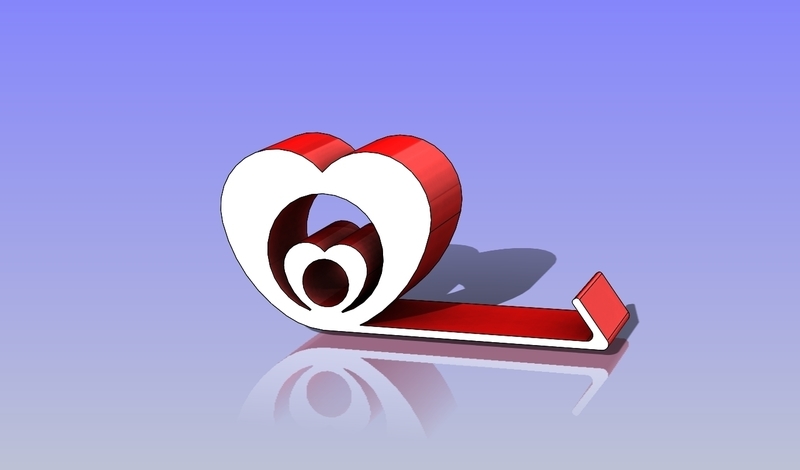 Couple phone holder 7