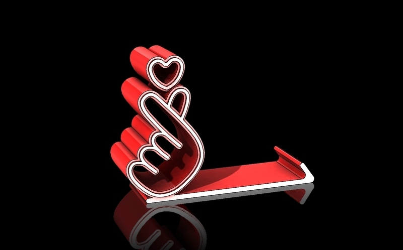 Couple phone holder 8